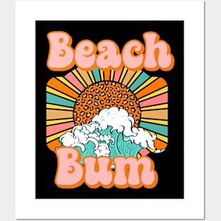 Beach Bum Vintage Retro Posters and Art